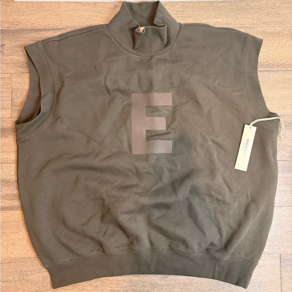 Essentials Fear of God Grey Sleeveless Sweater XXL